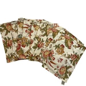 Pottery Barn Placemats Floral Linen Cotton Blend Set of 10‎ Table Decor
